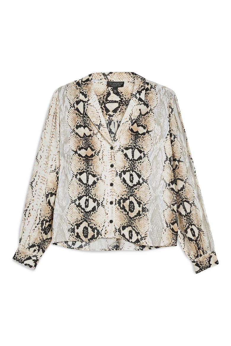 Jessica Print Shirt, Alternate, color, BLACK MULTI
