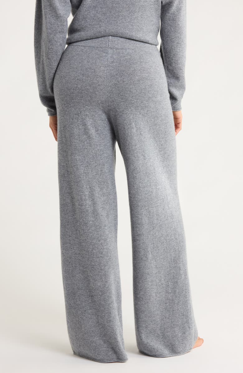 Nordstrom Cashmere Lounge Pants, Alternate, color, Grey Night Heather