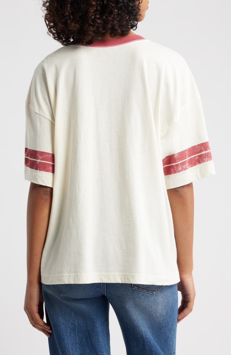 GOLDEN HOUR Peanuts<sup>®</sup> Christmas Tree Farm Cotton Graphic T-Shirt, Alternate, color, Marshmallow