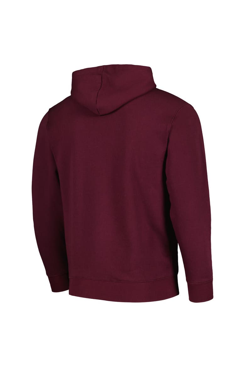 Men's Colosseum Maroon Loyola Chicago Ramblers Isle Pullover Hoodie, Alternate, color, Maroon