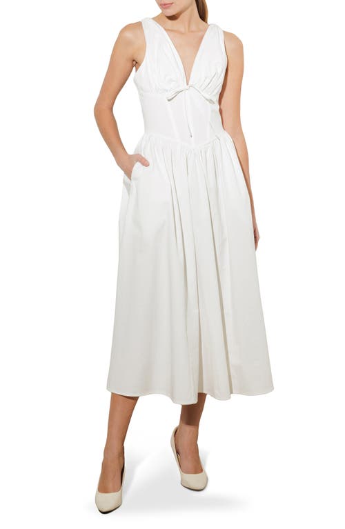 Freemarket Woven A-line Dress In Off White