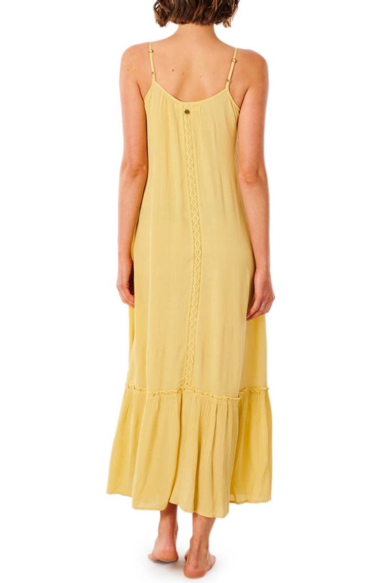 Rip Curl Vista Lace Trim Maxi Dress, Alternate, color,
