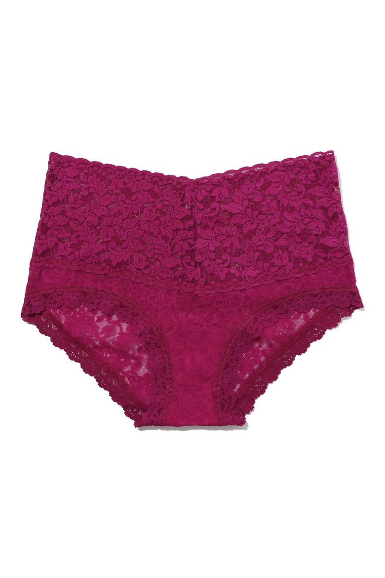 Retro Lace Boyshorts, Main, color, FROM THE VINE