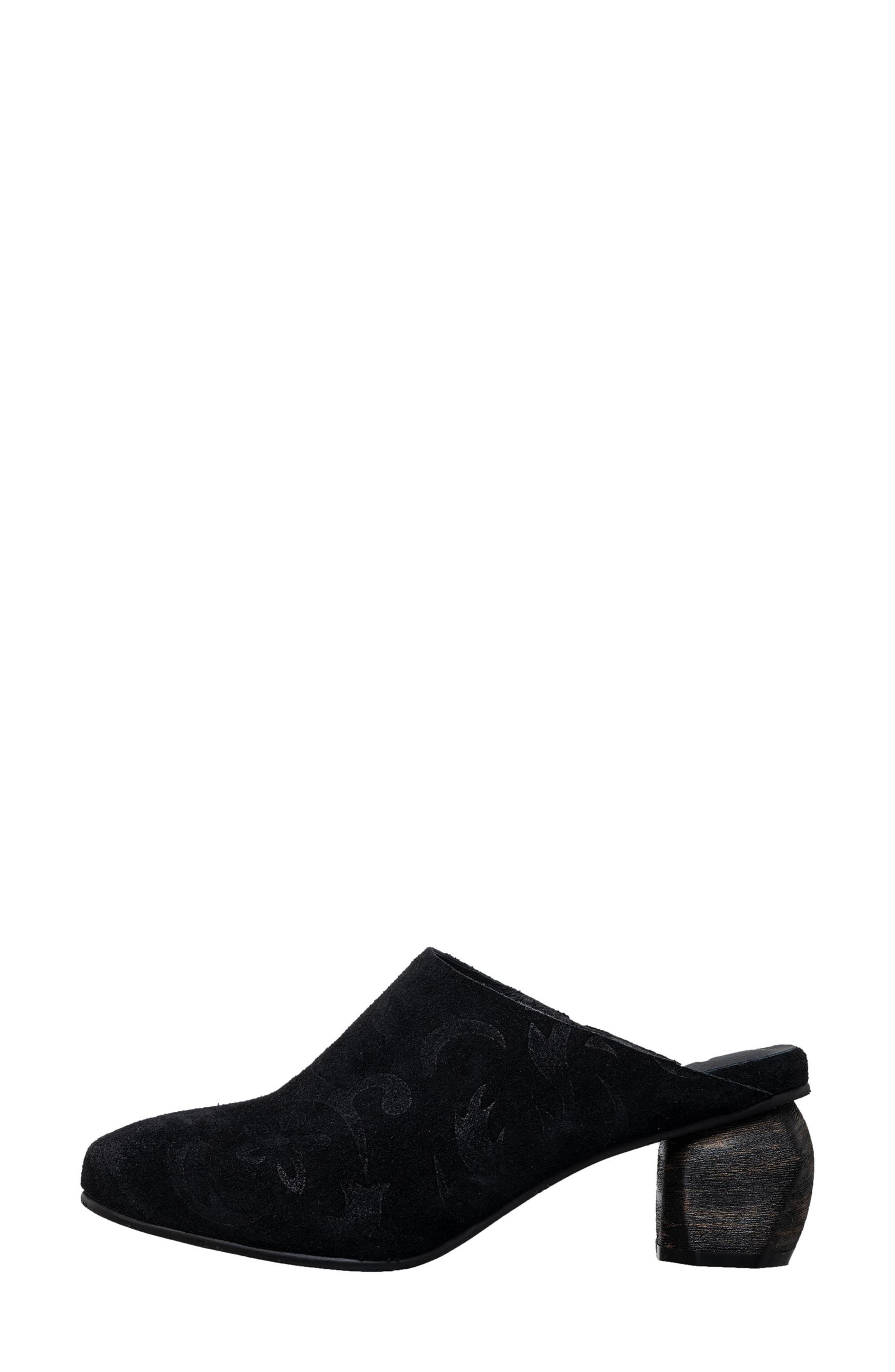 ANTELOPE Peni Mule, Alternate, color, Black Suede