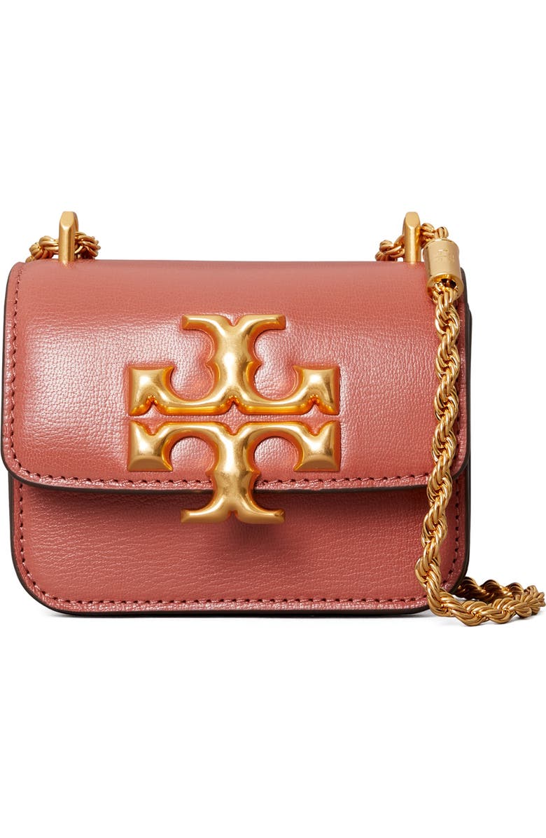 Tory Burch Mini Eleanor Leather Crossbody Bag, Main, color,
