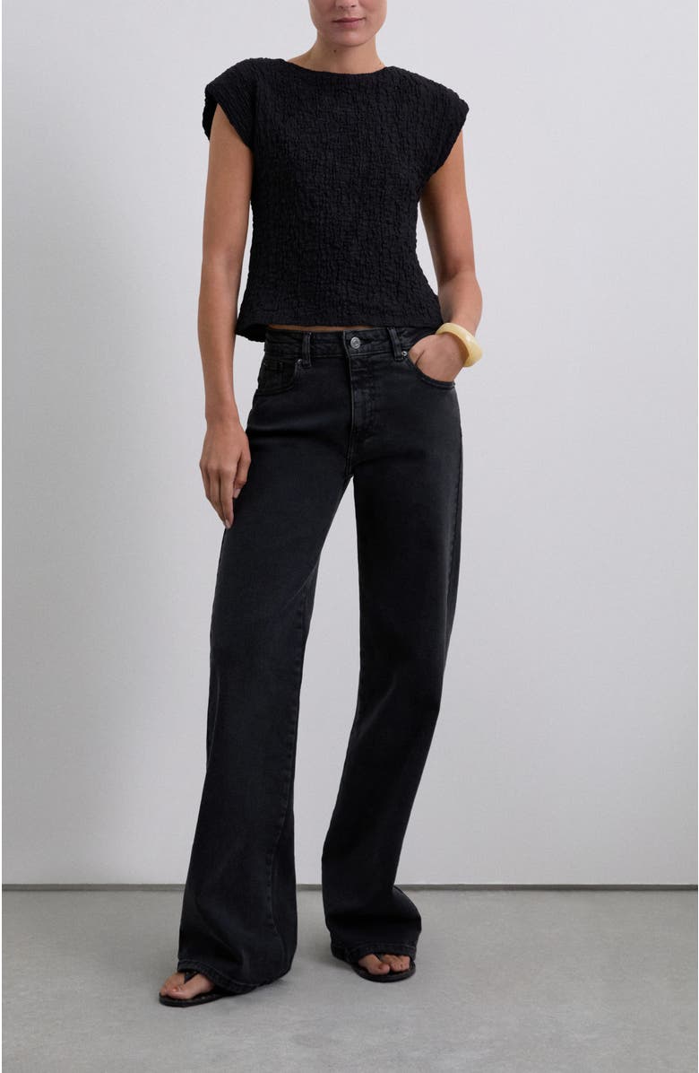 Scalpers Wrinklepadded Tee, Alternate, color, Black