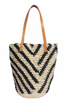Hamptonz Raffia Tote