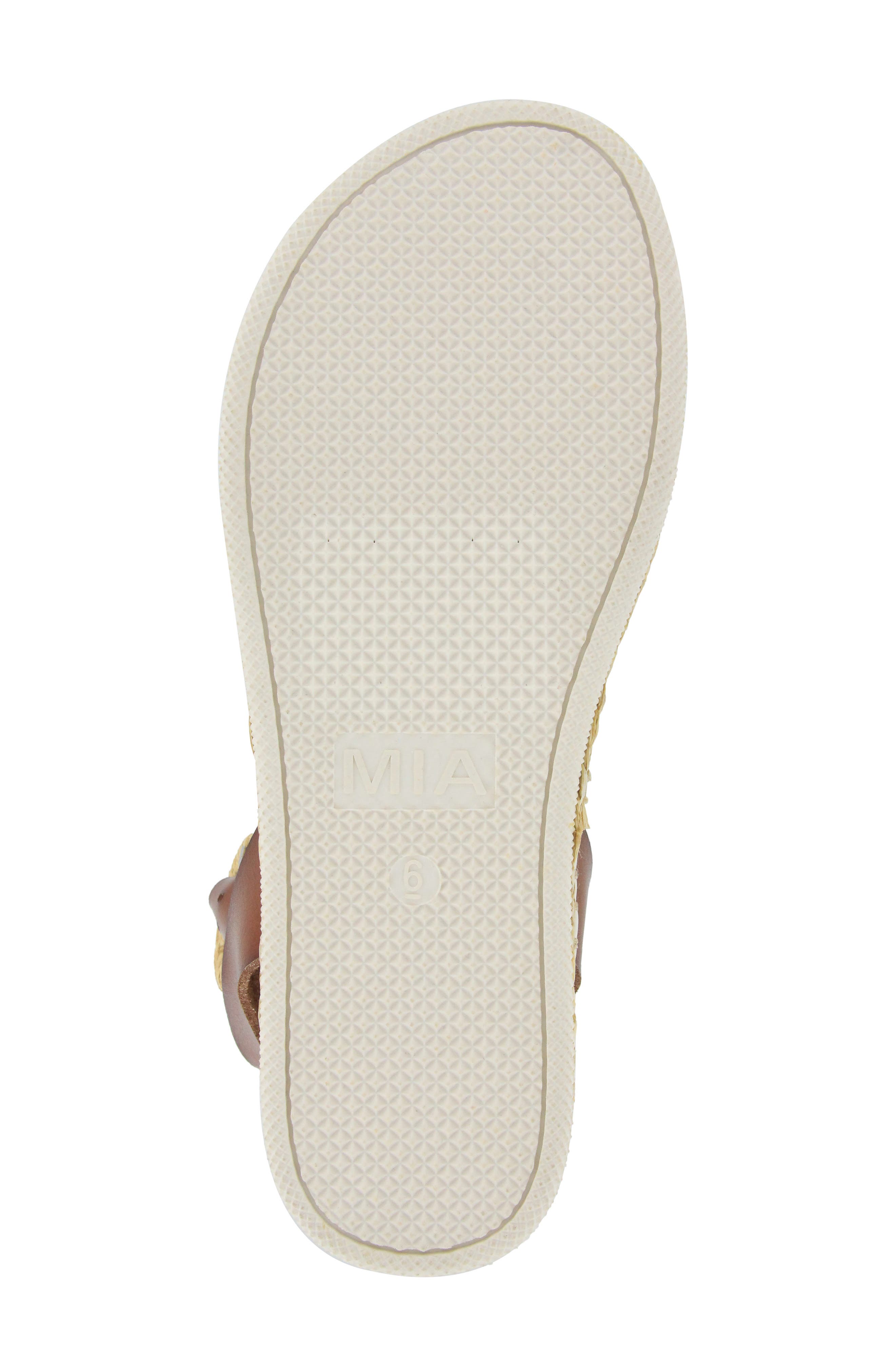 Deanda Sandal, Alternate, color, COGNAC FAUX LEATHER