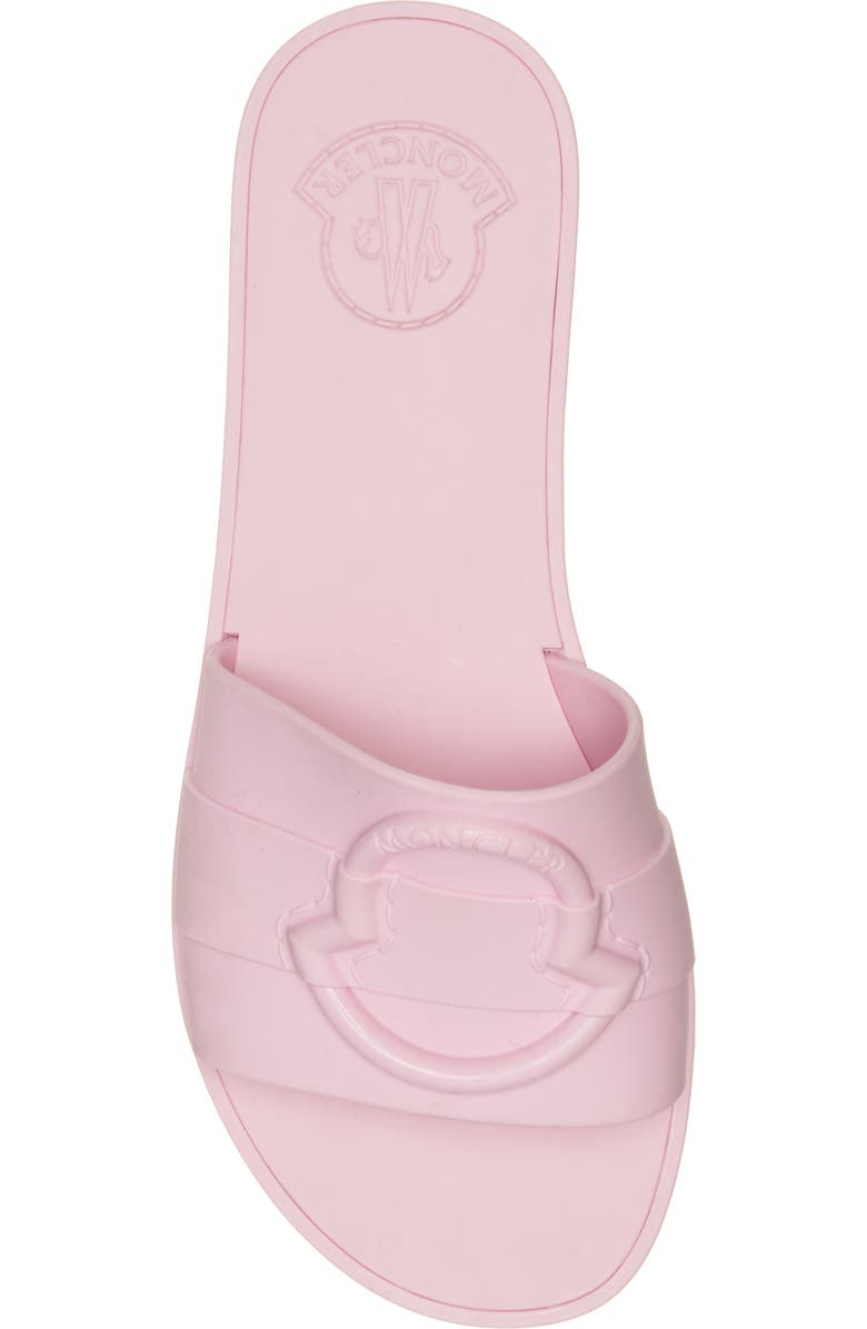 Moncler Bell Slide Sandal, Alternate, color, Light Pink