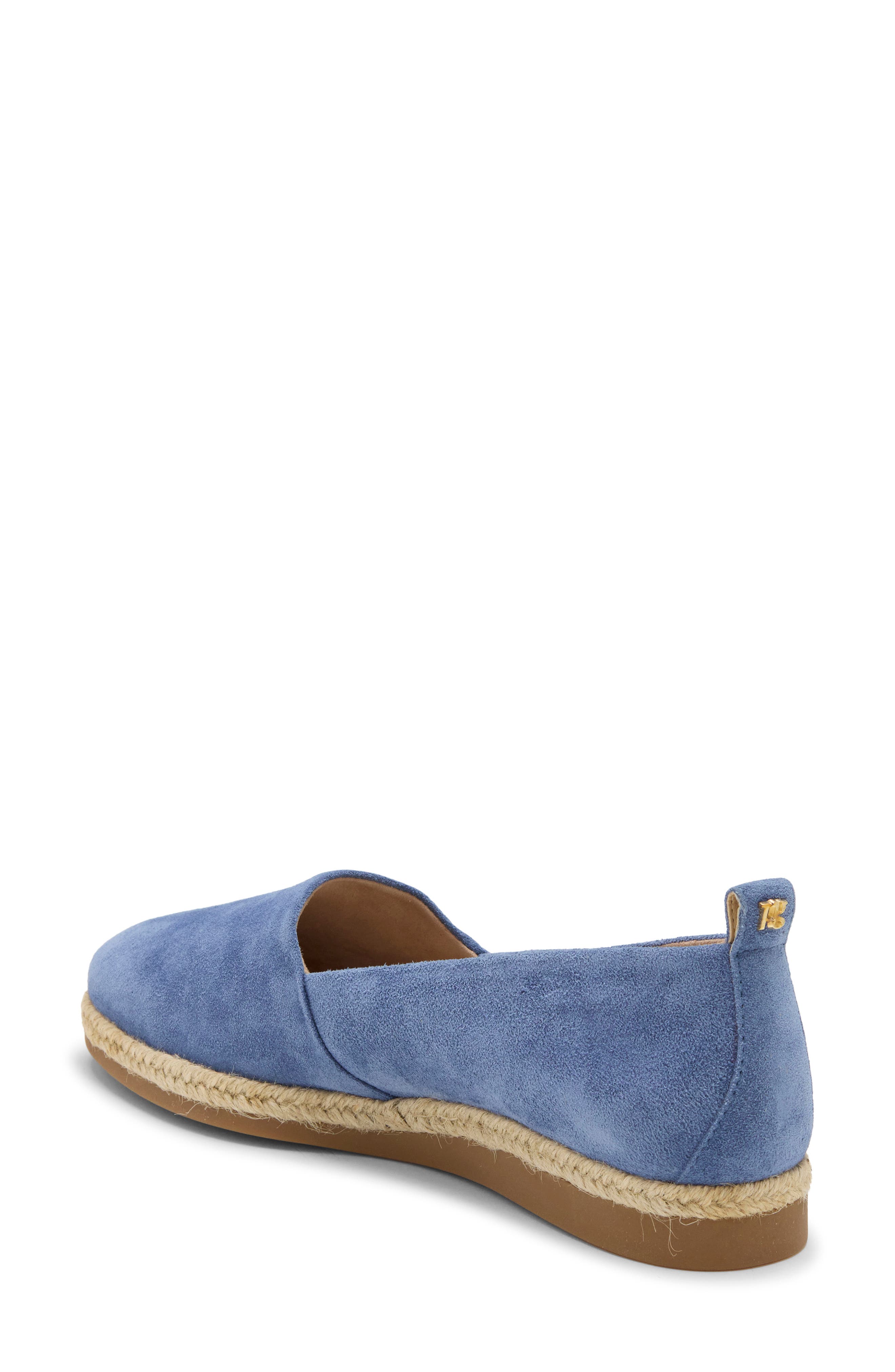 Platform Skimmer Flat, Alternate, color, LAKE SOFT SUEDE