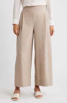 Wit & Wisdom Ultra Skyrise Pleated Wide Leg Pants