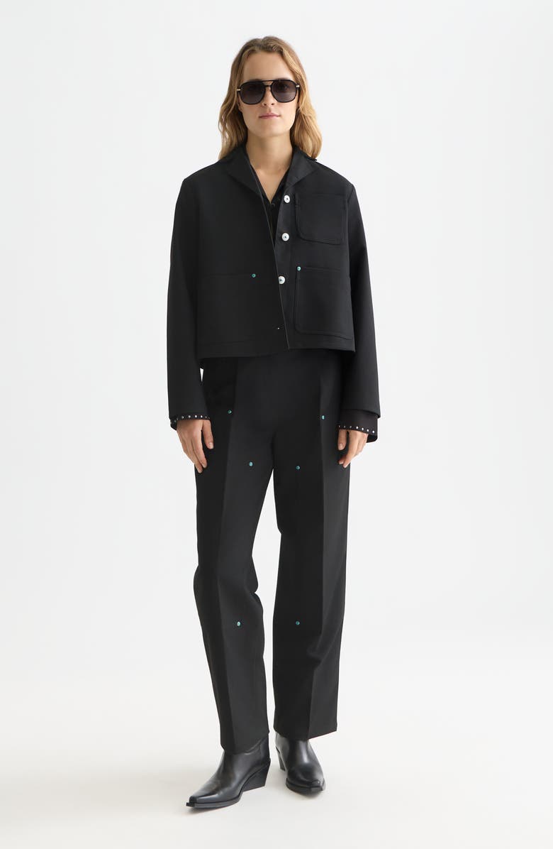 Scotch 
Soda Western Trucker Jacket, Alternate, color, Meteorite