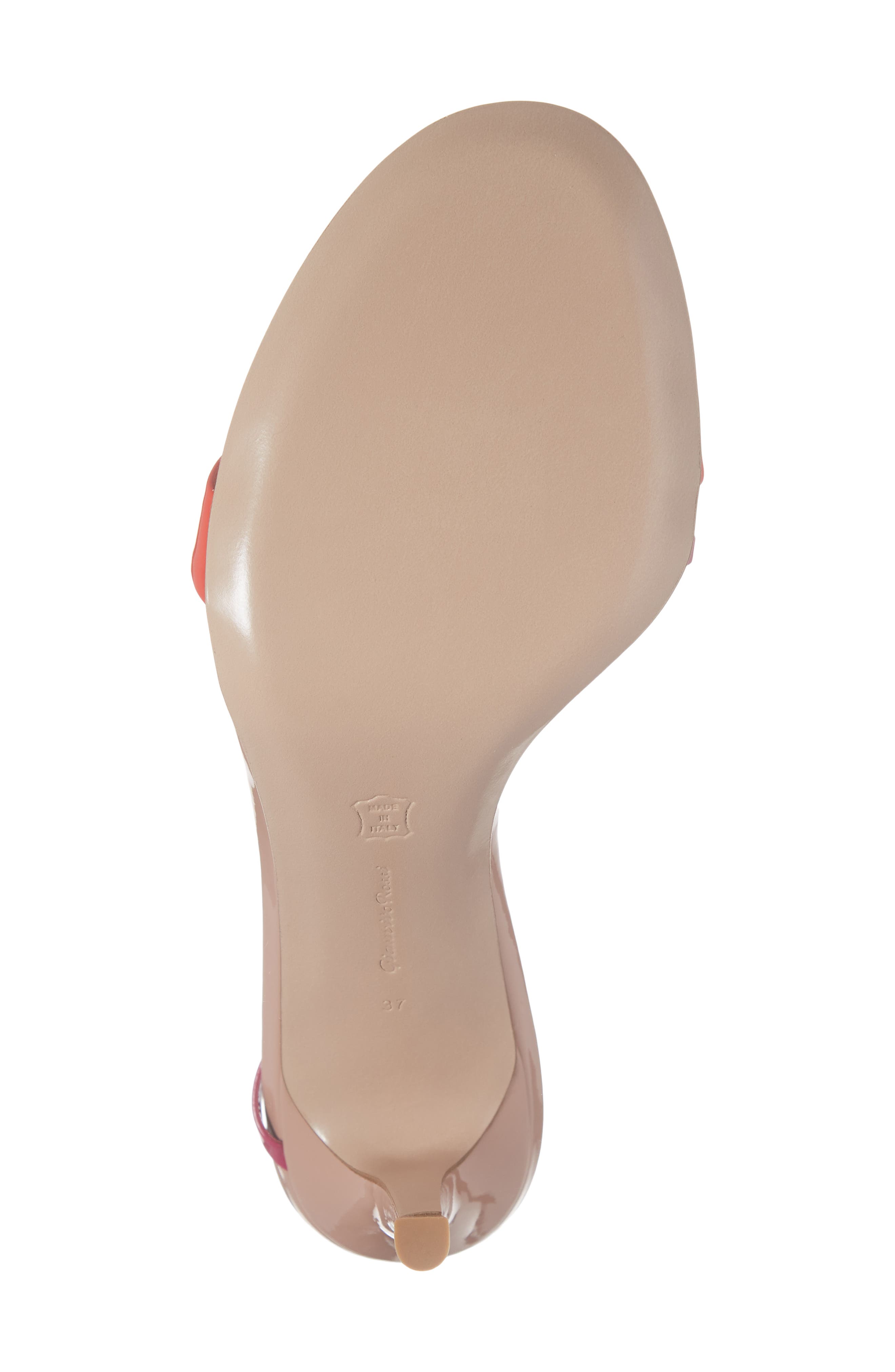 Gianvito Rossi Asymmetrical Strap Sandal, Alternate, color, 