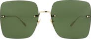 Gucci 62mm Oversize Square Sunglasses