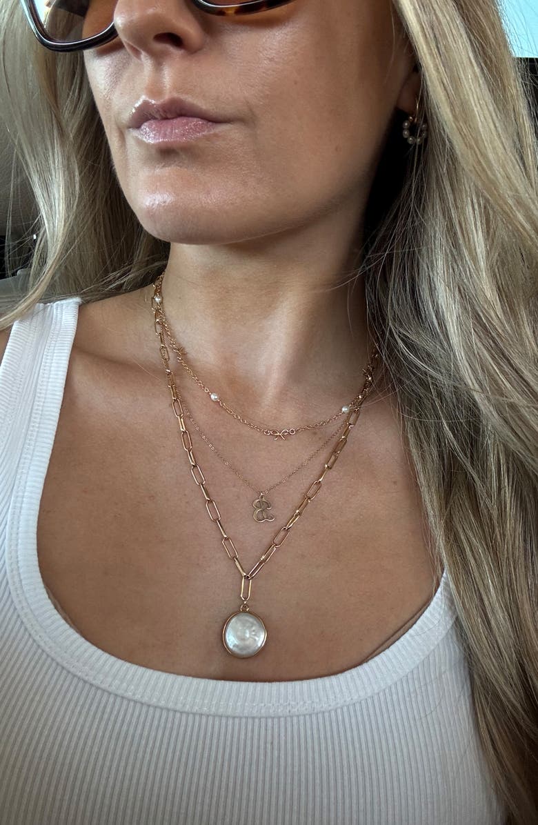 Set & Stones Capri Pendant Necklace, Alternate, color, Gold