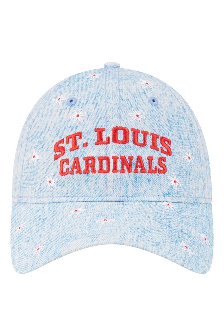 Women's New Era  Light Blue St. Louis Cardinals Daisy All Over 9TWENTY Adjustable Hat, Alternate, color, Light Blue