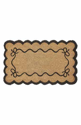 VCNY HOME Scalloped Edge Coir Doormat