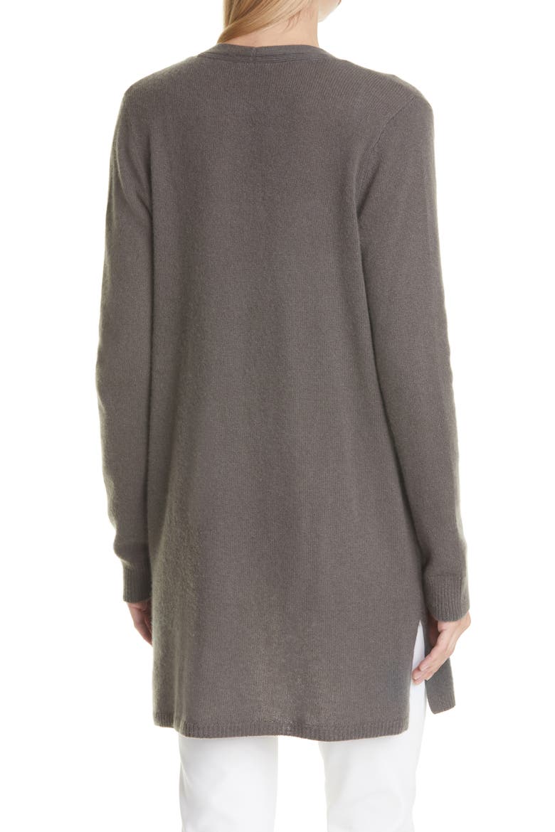 Cashmere Open Cardigan, Alternate, color, CHESTNUT