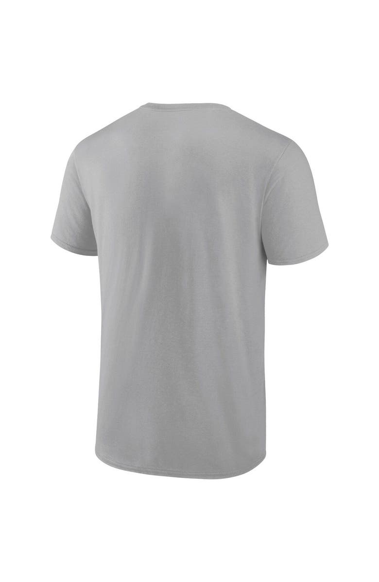 FANATICS Men's Fanatics Branded Gray Los Angeles Dodgers Iconic Glory Bound T-Shirt, Alternate, color,