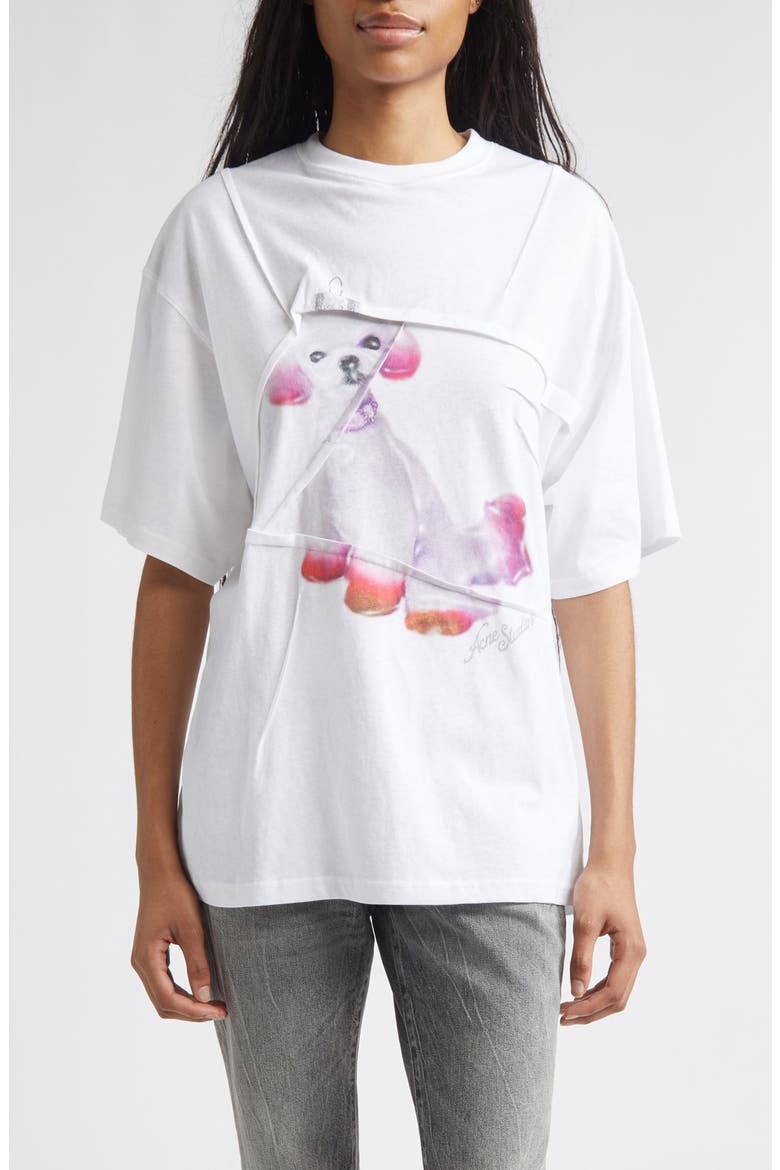 Edra Ornament Winter Graphic T-Shirt, Main, color, OPTIC WHITE