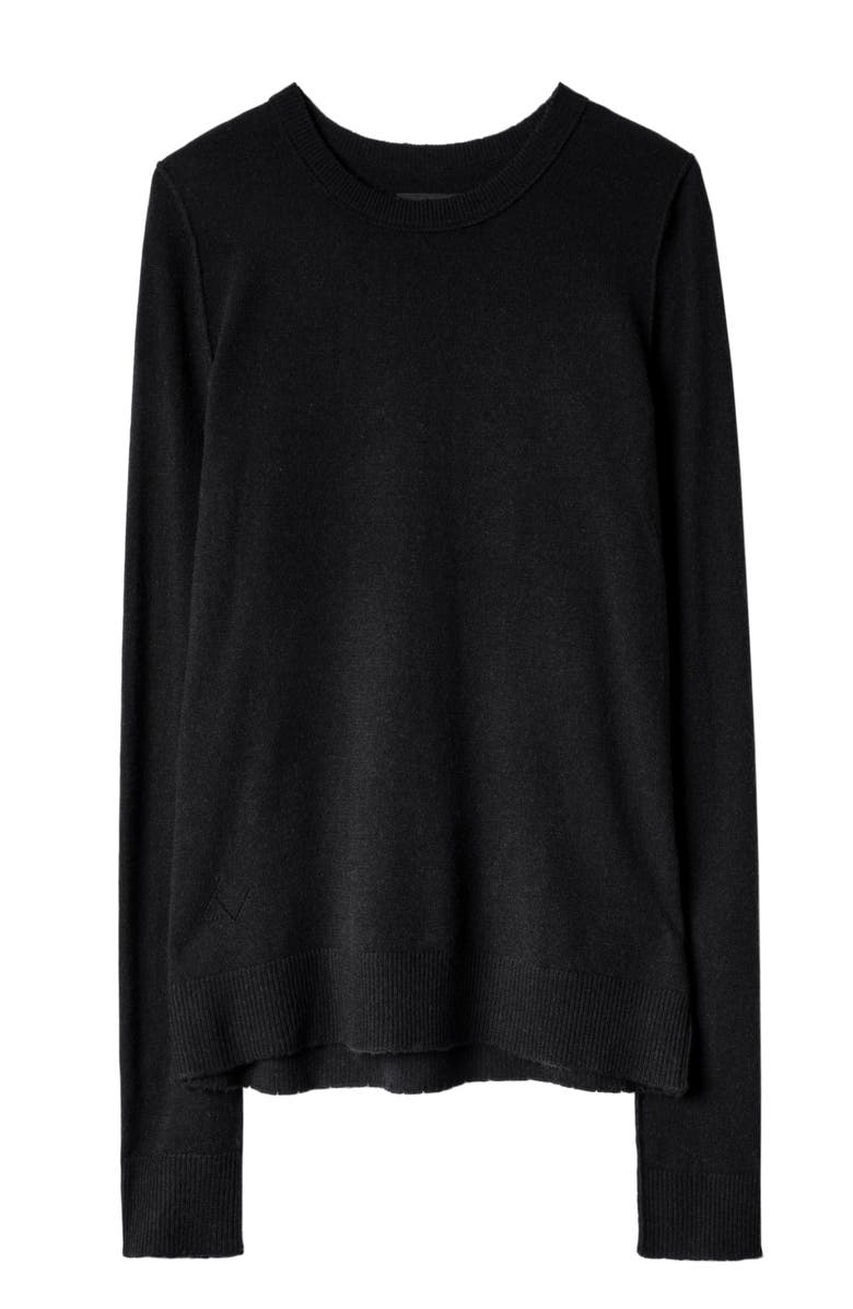 Zadig & Voltaire Women's Miss Camo Skull Strass Sweater, Alternate, color, 