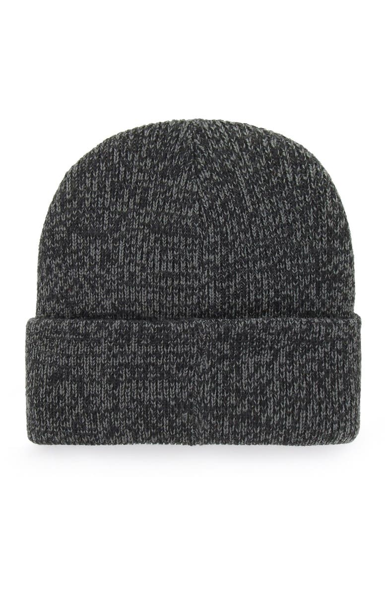 '47 Men's '47 Black Vegas Golden Knights Brain Freeze Cuffed Knit Hat, Alternate, color, Black