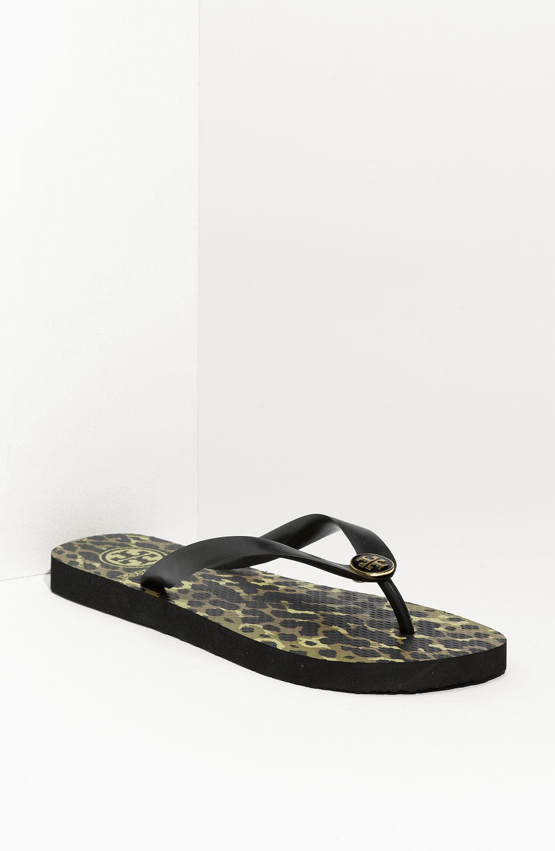 Tory Burch Enamel Logo Flip Flop, Main, color, 