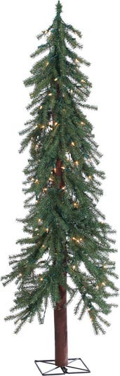 GERSON COMPANY 5ft. Green Pre-Lit Artificial Alpine Tree | Nordstromrack