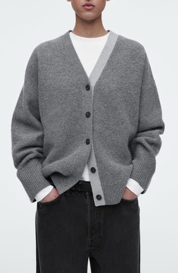 COS Boxy Wool Cardigan | Nordstrom