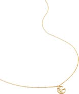Monica Vinader Initial Pendant Necklace