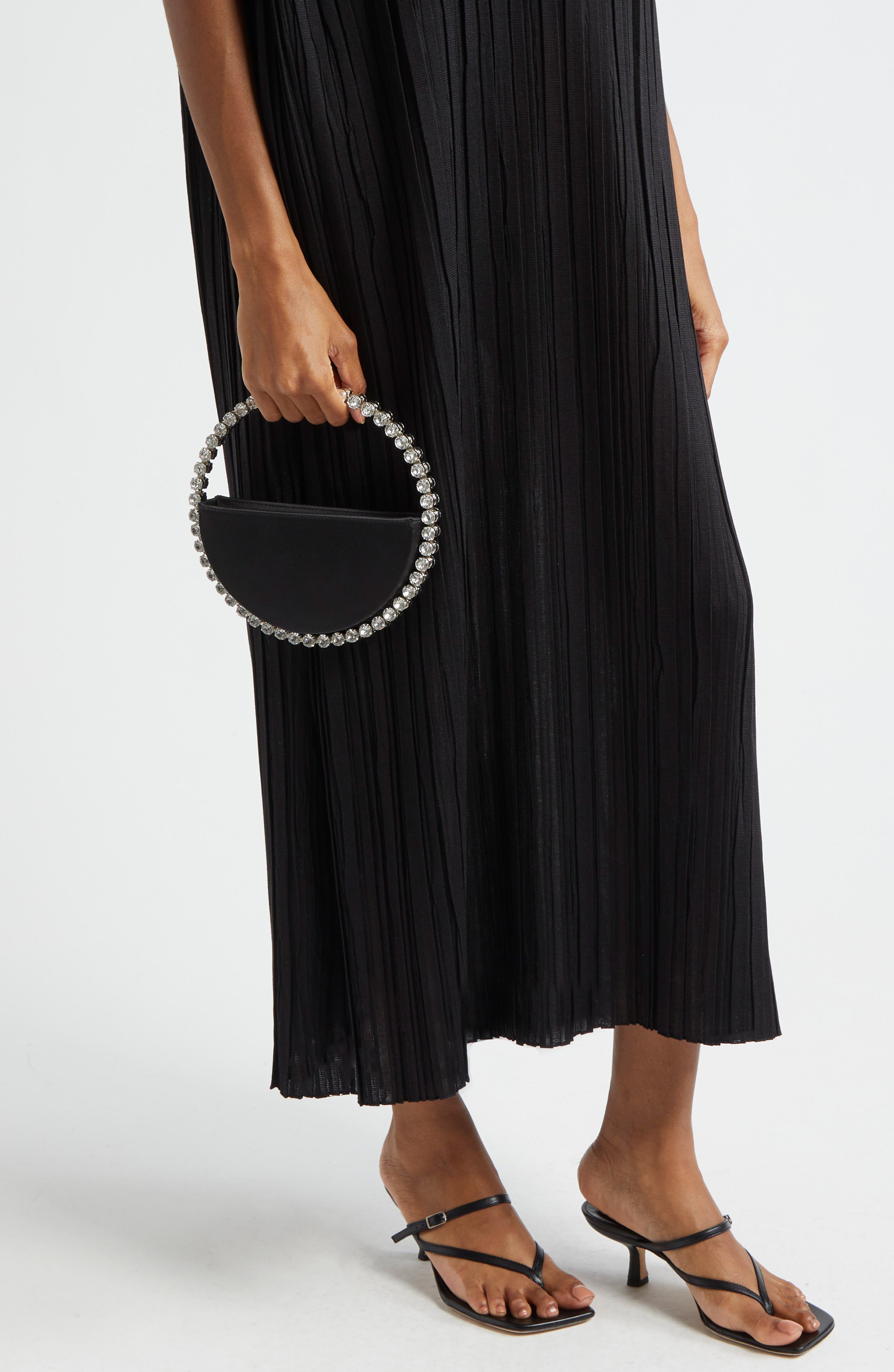 L’alingi Eternity Satin Clutch, Alternate, color, 