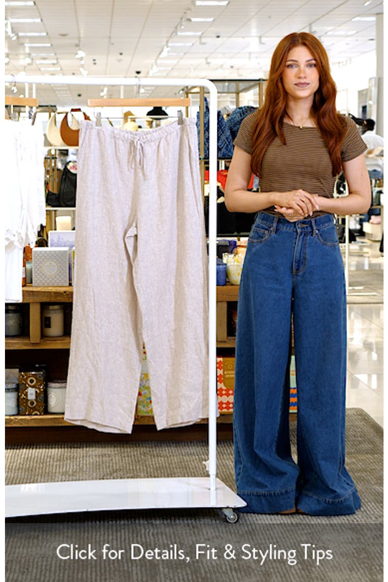 Emmie Linen Drawstring Pants video