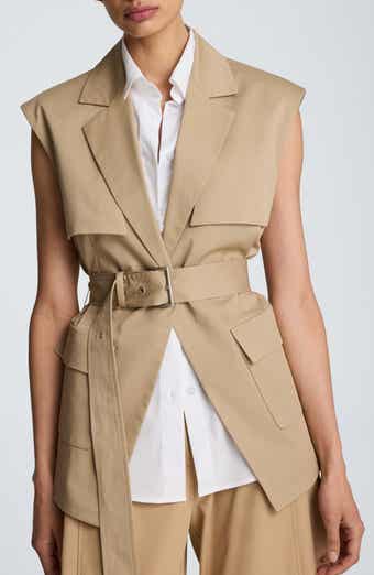 Belted Vest with Storm Flaps