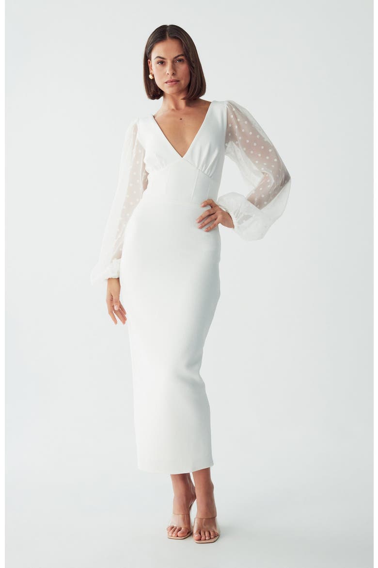 Jacobs Dress, Main, color, White
