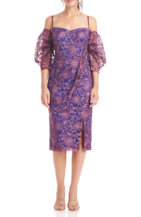 Demi Off the Shoulder Midi Dress