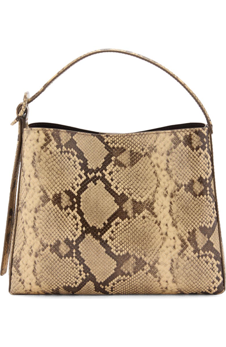 MANGO Snakeskin Print Shoulder Bag, Main, color,