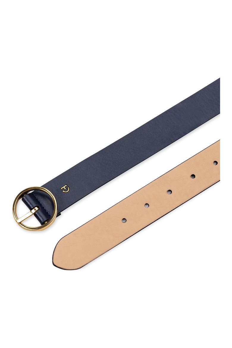 Reversible Leather Belt, Alternate, color, NAVY/ NATURAL
