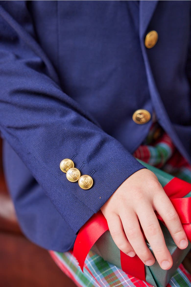Kids' Classic Wool Blazer, Alternate, color, Navy