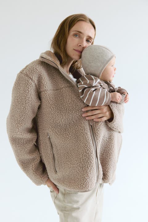 Mama Before & After Babywearing Teddy Jacket