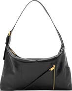 AllSaints Alba Shine Leather Shoulder Bag