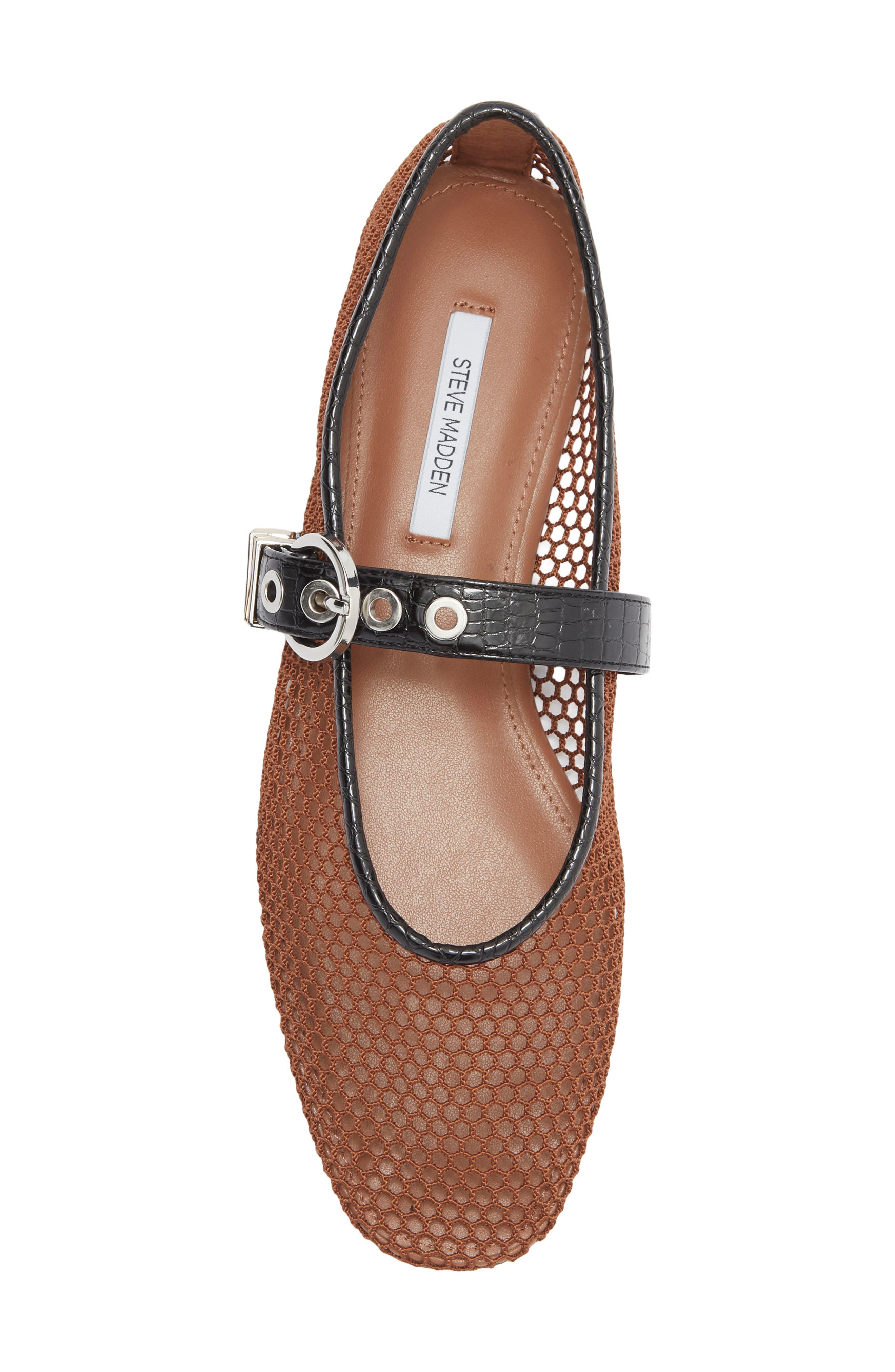Lucia Mary Jane Flat, Alternate, color, COGNAC/ BLACK