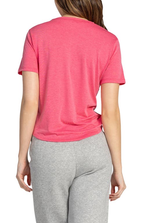 Kyodan Short Sleeved Ruched Top In Red