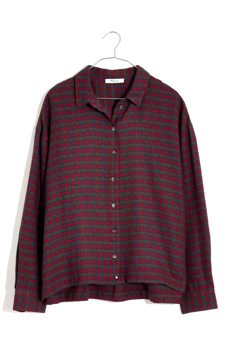 Plaid Westlake Shirt, Alternate, color, SLUBBY HOLIDAY PLAID