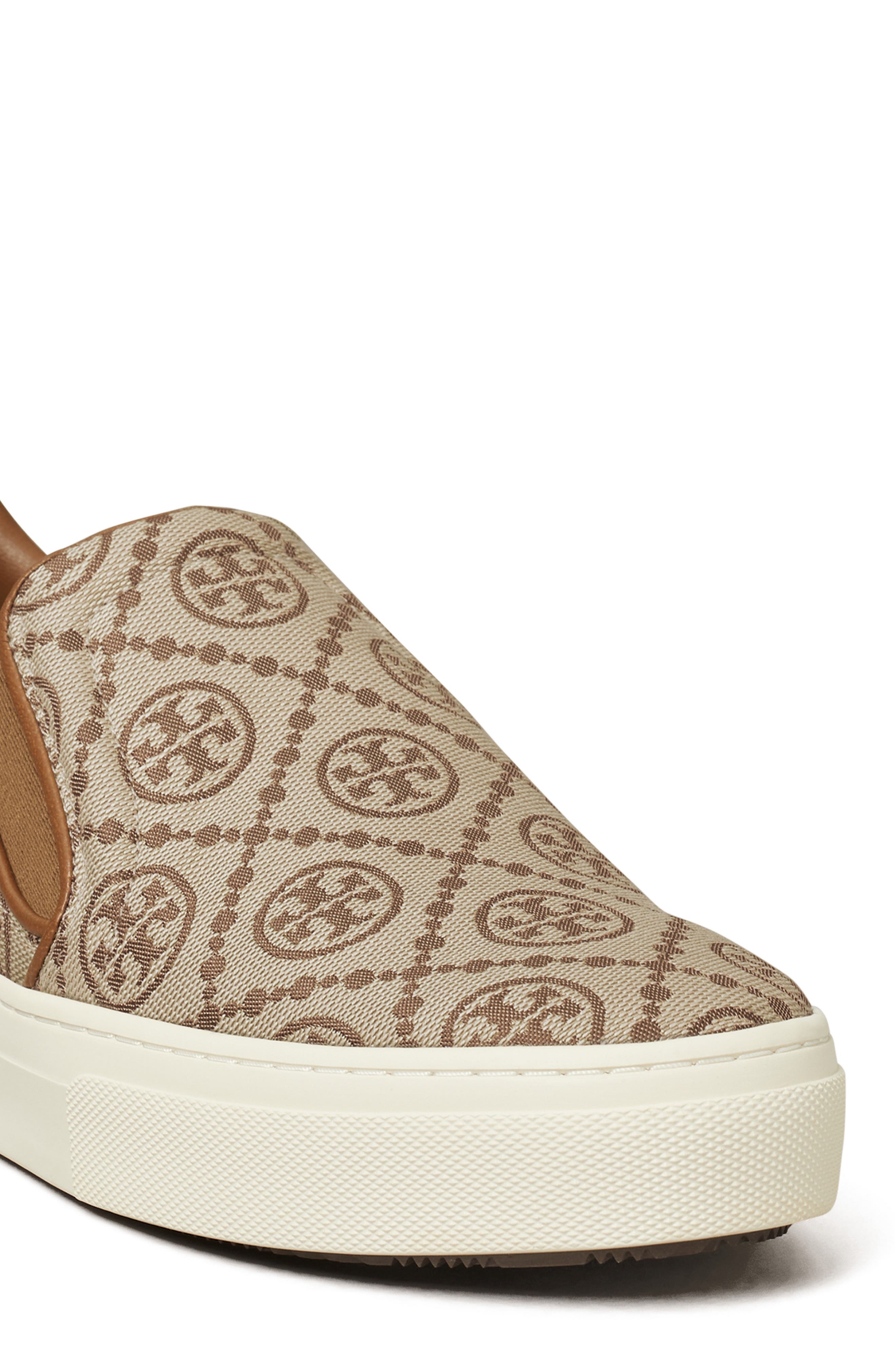 Tory Burch T Monogram Slip-On Sneaker, Alternate, color, 