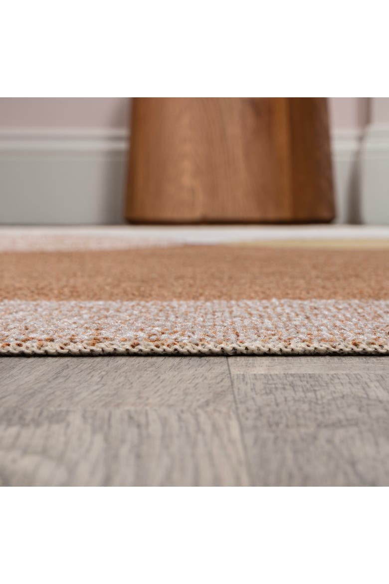 Slinger Modern Contemporary Collage Machine-Washable Area Rug, Alternate, color, Cream/Multi