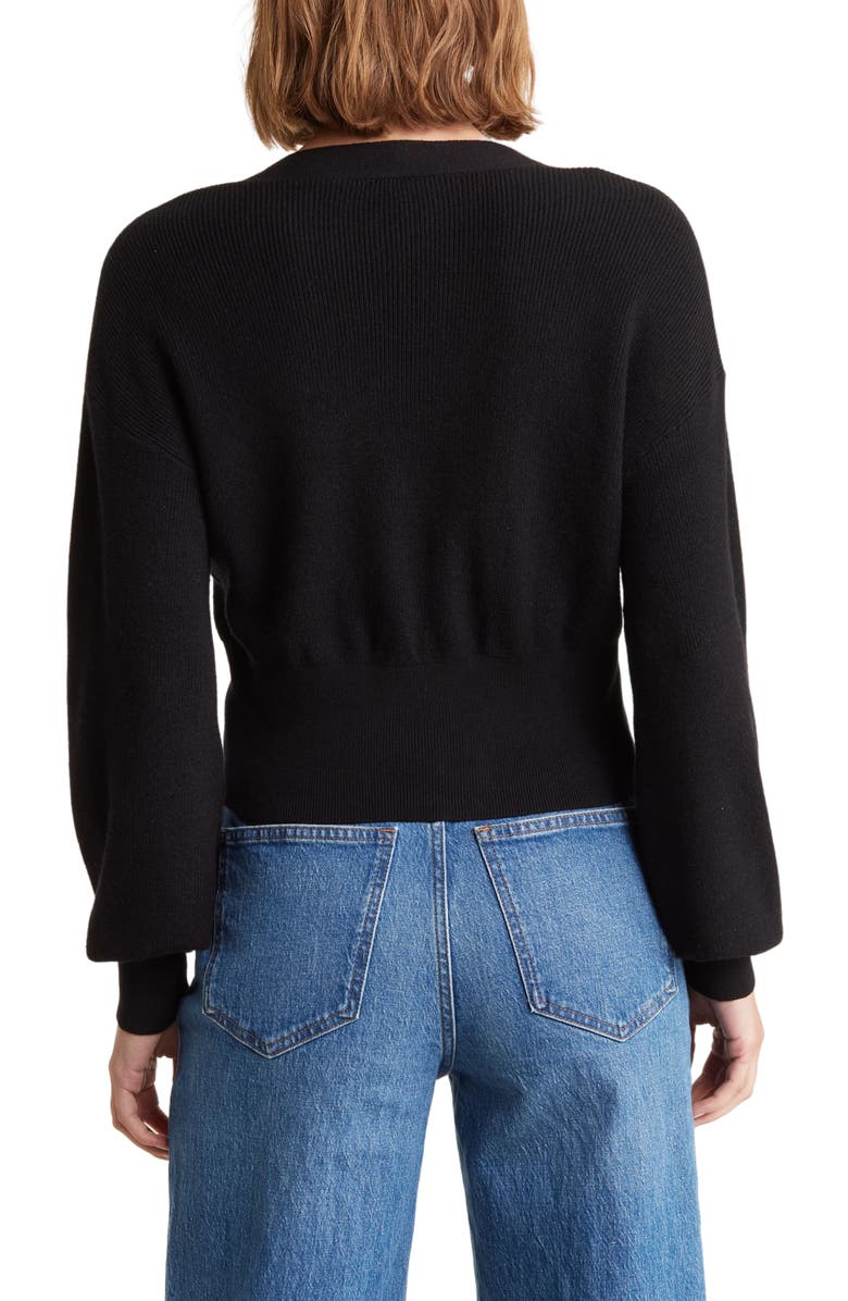 Love By Design Juliet Double Breasted Crop Cardigan, Alternate, color,