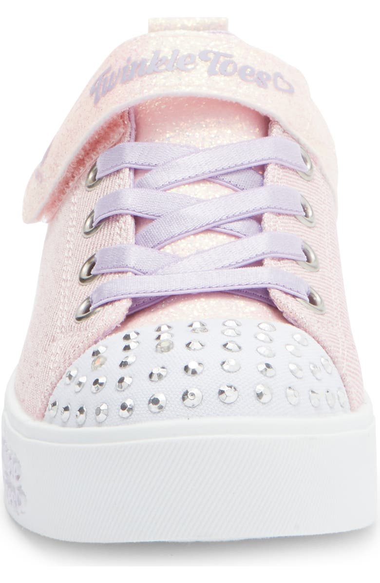 SKECHERS Kids' Heart Steps Light Up Sneaker, Alternate, color, Purple