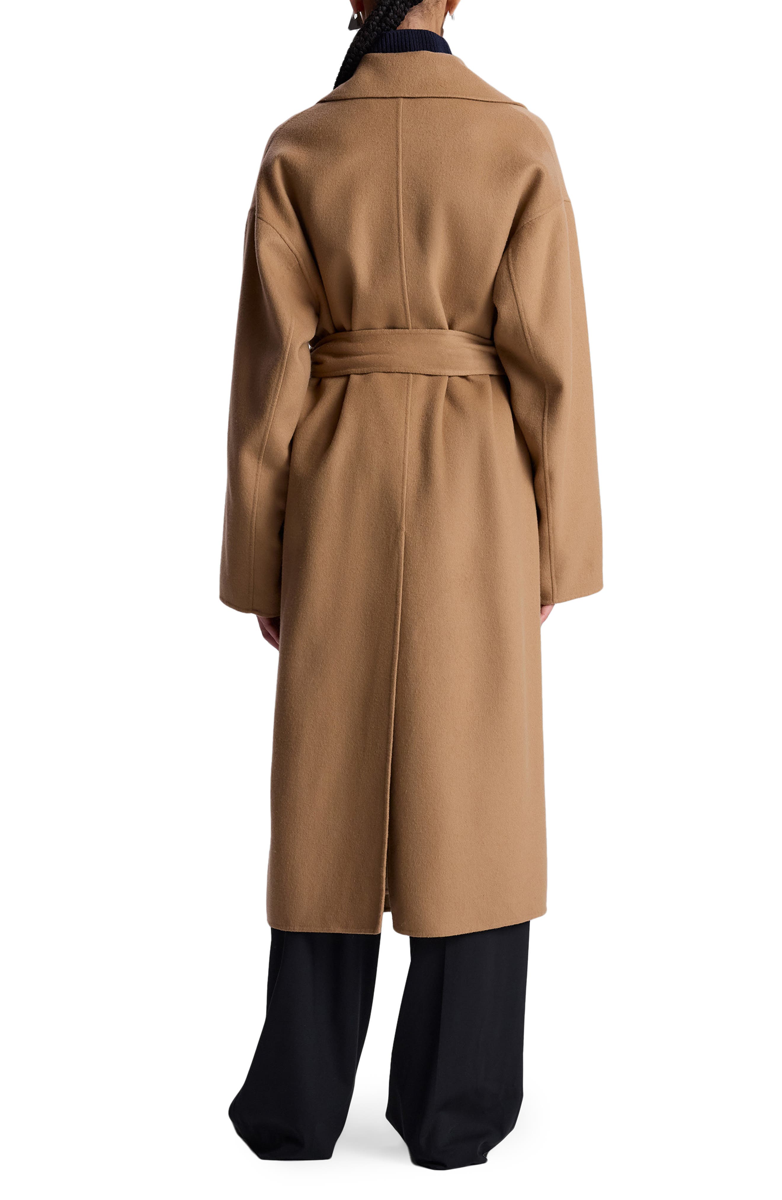 Peter Wool & Cashmere Blend Wrap Coat - image 2