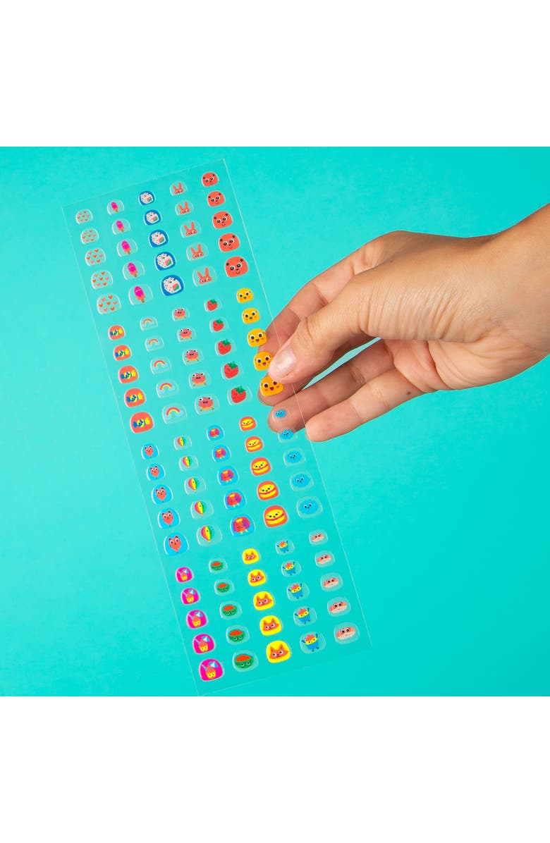 OMY Nail stickers Kawaii, Alternate, color, Orange