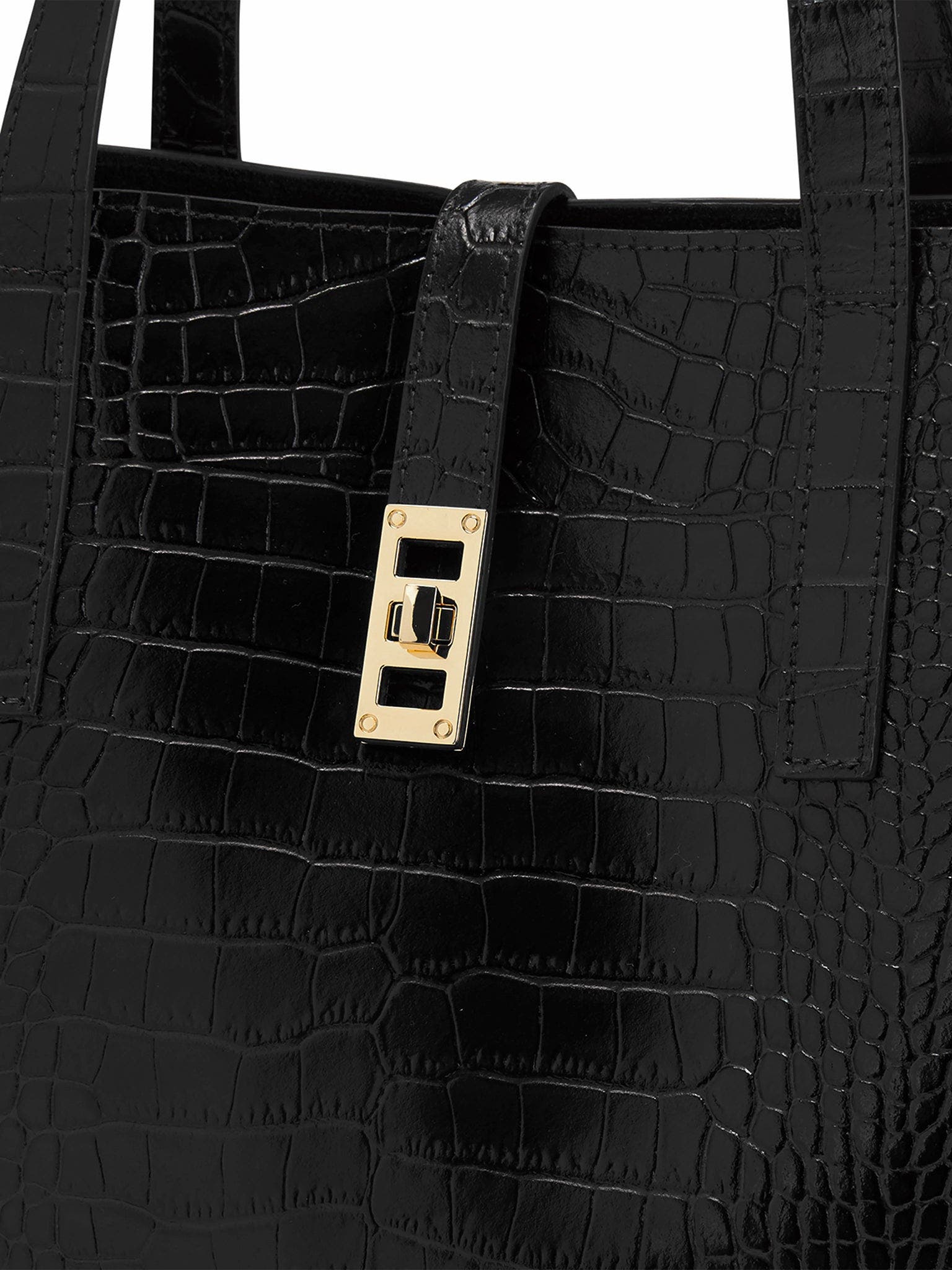 Teddy Blake Nina Croco 12", Alternate, color, Black&Red